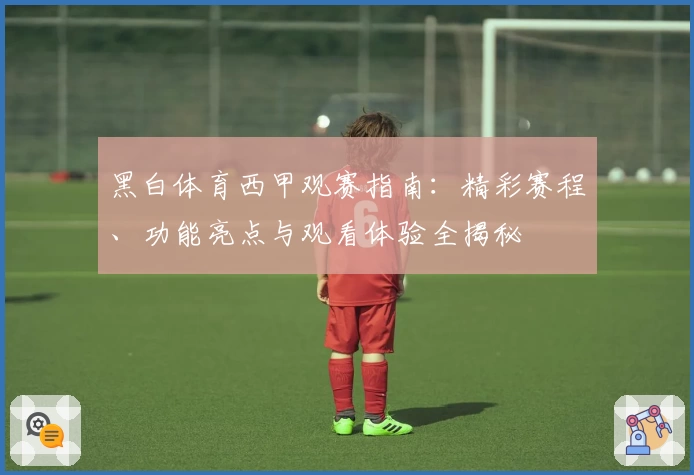 黑白体育西甲观赛指南：精彩赛程、功能亮点与观看体验全揭秘